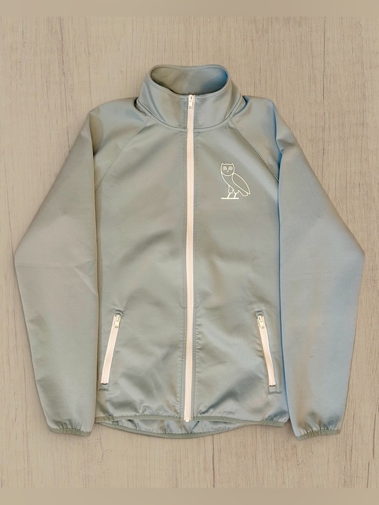 Octobers Very Own Other - October’s Very Own Light Blue Men's Jacket with Owl Chest Logo Size S